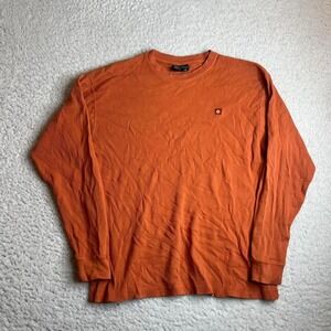 Vintage southpole men's‎ orange long sleeve thermal skater Y2K xl